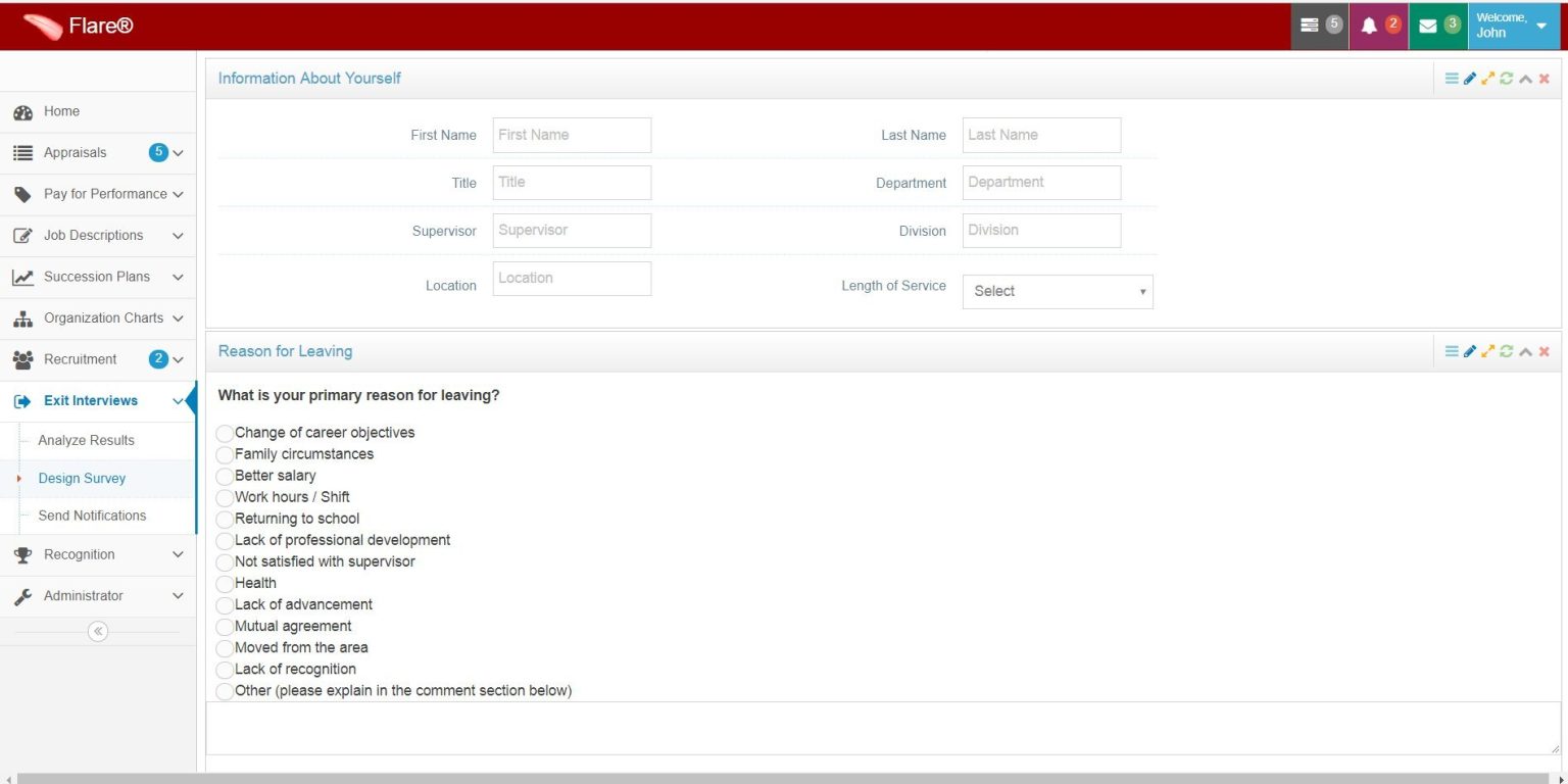 Having a dedicated Exit Interview module is crucial for your talent management software, especially if you want to improve internal processes and your employee retention rate.